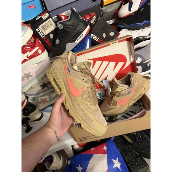 Nike Off white airmax 90 Desert Ore size 13